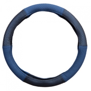 HUSA VOLAN PIELE NATURALA PERFORATA ALBASTRU 37-39 CM MEGA DRIVE - Img 2