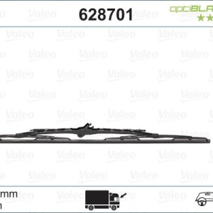 Lamela stergator 700 mm