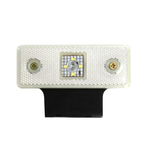Lampa laterala alba cu 4 Leduri SMD 12/24V