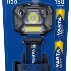 Lanterna LED Varta Work Flex MotionSensor H20, 1 LED XG2 4.8W, 1 LED COB 3W, 150 lm, 3xAAA, IP54