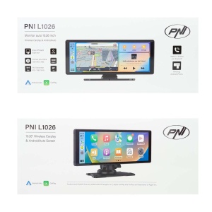 MONITOR AUTO PNI L1026 10.26 INCH, WIRELESS CARPLAY, NAVIGATIE, MUZICA, HANDSFREE, BLUETOOTH, FM TRANSMITTER - Img 8