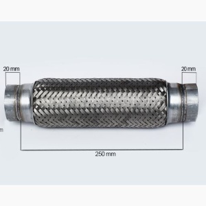 RACORD FLEXIBIL INNER & OUTER BRAID 55X250MM