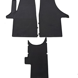 Set 3 Covorase Cauciuc Volkswagen T5/T6 (2 locuri) Petex