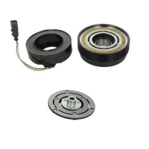 Set bobina, fulie si ambreiaj compresor A/C SANDEN SD7V16 6pk 120mm - AUDI, SEAT, SKODA, VOLKSWAGEN 1J0820811M, 1J0820803L 1J0820803NX 1J0820803N 1J0820805 1J0820805X 1J0820803K 7H0820803D FORD. 