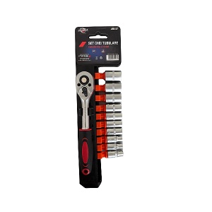 Set chei tubulare 4-13mm cu clichet 1/4" Carmax