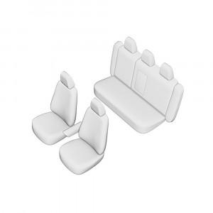 SET HUSE SCAUN UMBRELLA PENTRU TOYOTA COROLLA 2007-2013 (BANCHETA FRACTIONATA) - Img 2