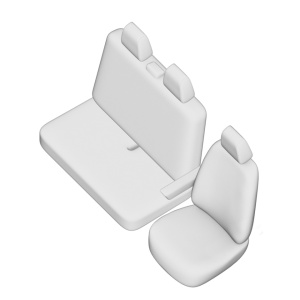 SET HUSE SCAUN UMBRELLA PENTRU VW T4 (2+1) TRANSPORTER VAN 1992-2003 - Img 3