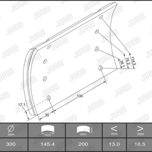 Set saboti frana Jurid