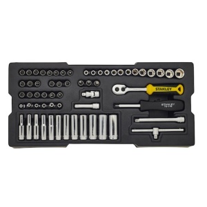 Trusă de chei tubulare STANLEY® TRANSMODULE SYSTEM™ de 1/4 in, 60 buc.
