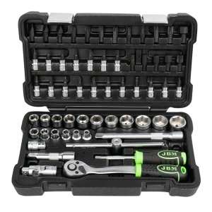TRUSA DE TUBULARE HEXAGONALE DE 3-8` CU 59 PIESE JBM - Img 4
