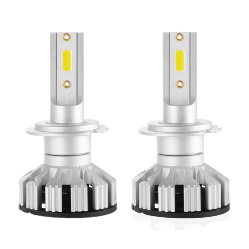 Kit Becuri Auto H1 LED CANBUS, F6, LED Headlight, Lentile ZES Generatia 2, 6000 lm, 50W, fara eroare de bec ars