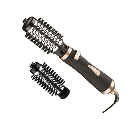 Perie rotativa FOXMAG24, 1000 W, 2 Viteze, 2 Setari temperatura, Negru/Auriu