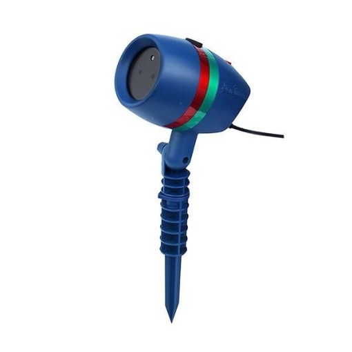 Proiector Cu Joc De Lumini Deliny®, Tip Instalatie Luminoasa Pentru Interior-Exterior , Fixare in Pamant , Laser Rosu Si Verde