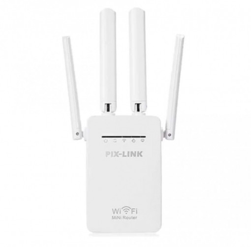 Router / Amplificator Extender Retea WI-FI Pix-Link Router Wireless 300Mbps, FOXMAG24