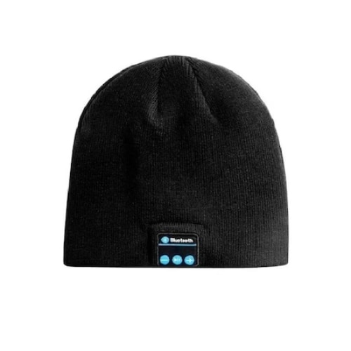 Caciula cu casti si microfon intergate, conexiune Bluetooth, cu functia de hands-free, casti detasabile, distanta de conexiune 10m, autonomic 8 ore, negru