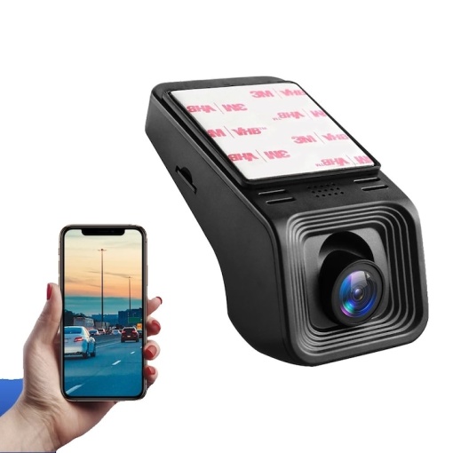 Camera auto video de bord DVR, Camera de bord ultracompacta, FULL HD, Pornire automata, USB 2.0, detectie miscare, viziune nocturna, unghi larg 150