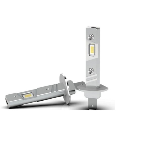Set 2 becuri auto, led auto, H1, putere 120W, lumina alb-rece, flux luminos 15.000 lumeni, rezistenta la apa, consum redus de energie, plug and play, alb