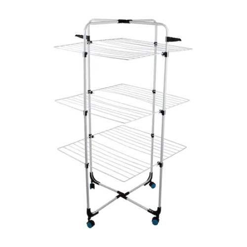 Uscator de rufe FOXMAG24, vertical, cu suport pentru umerase, suprafata de uscare 30m, mobil