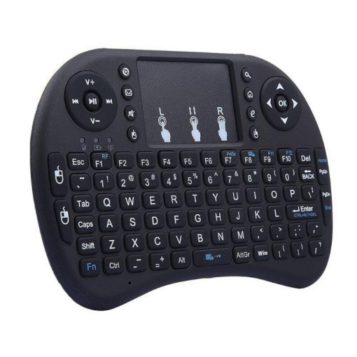 Mini Tastatura Mouse FOXMAG24® , iluminata i, 2.4G Wireless Keyboard cu mouse tip touchpad pentru Android Smart ,TV BOX, Console si calculator - Img 1