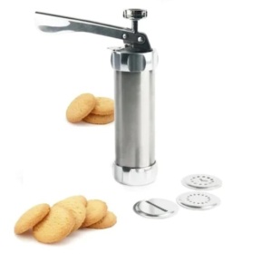 Aparat FOXMAG24 pentru fursecuri, biscuiti cu 10 forme, 4 palnii din inox - Img 3