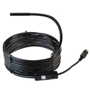 Camera endoscopica pentru telefon, 6 x LED, USB, 5 m - Img 1