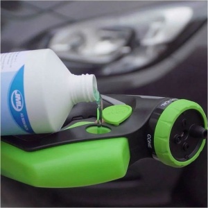 Duza spumare pentru aparat de spalat cu presiune, multifunctional, 4 in 1, capacitate rezervor sapun 200 ml, negru/verde - Img 2