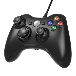 Gamepad, Controler pentru Xbox 360 FOXMAG24®, PC, cablu 2,5 m, Negru - Img 2