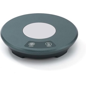 Incalzitor/racitor cana, recipiente bauturi, incarcare USB, portabil, din otel inoxidabil, dubla functie, verde - Img 3