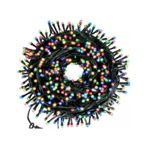 Instalatie de Craciun, FOXMAG24, ghirlanda luminoasa 8 m, liniara, multicolor, 100 leduri - Img 1