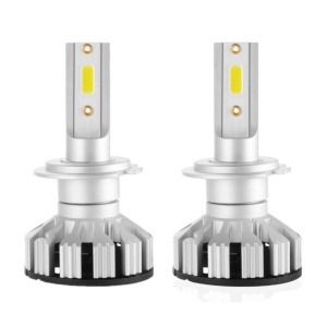 Kit Becuri Auto H1 LED CANBUS, F6, LED Headlight, Lentile ZES Generatia 2, 6000 lm, 50W, fara eroare de bec ars - Img 1