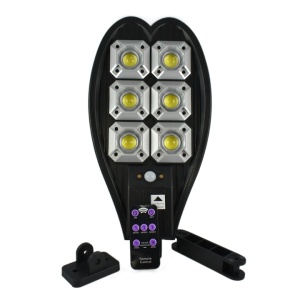 Lampa solara stradala, cu telecomanda, 3 moduri de functionare, rezistenta la apa, cu senzor de miscare, negru - Img 2