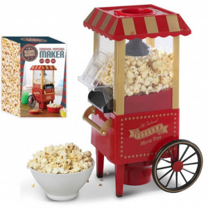 Masina retro de facut floricele Popcorn, temperatura de lucru 60°C - 200°C, putere 1500 W - Img 1