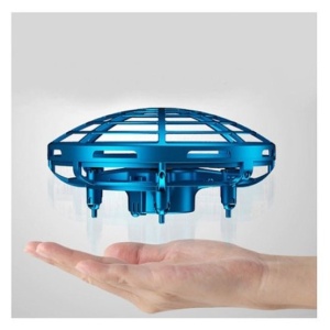 Mini drona FOXMAG24, OZN, incarcare USB, senzori infrarosu, ABS, albastru - Img 3