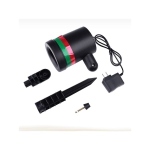Proiector cu laser, LED, luminia multicolora, 18 m proiectare, negru - Img 2