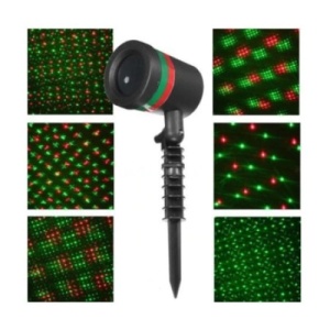 Proiector Laser FOXMAG24 pentru exterior, Instalare in Sol, IP44, 100-240V, Lumina Verde/Rosu, Modern, Negru - Img 3
