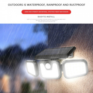 Proiector solar FOXMAG24® triplu Led, 30W - Img 6
