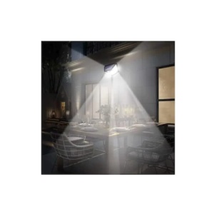 Set 4 lampi cu incarcare solara FOXMAG24, senzor miscare, 3 trepte de iluminare, 100 LED - Img 3
