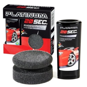 Set solutie si buretel pentru eliminarea zgarieturilor auto, efect de polish, actioneaza in 20 de secunde, compatibla cu orice culoare, transparent - Img 1