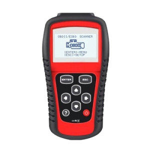 Tester auto FOXMAG24, pentru diagnoza autoturisme, efectueaza module de tesatre, dimensiuni 20 x 10 x 3.8 cm, rosu/negru - Img 1