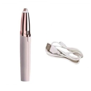 Trimmer Pentru Sprancene FOXMAG24, Cu Acumulator Reincarcabil, Cablu USB Inclus, roz - Img 3