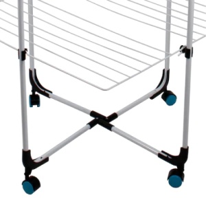 Uscator de rufe FOXMAG24, vertical, cu suport pentru umerase, suprafata de uscare 30m, mobil - Img 2