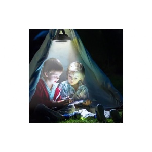 Ventilator inteligent, portabil, pentru camping, cu incarcare USB, cu lumina LED puternica, negru - Img 2