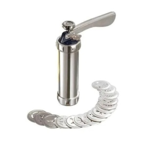 Aparat FOXMAG24 pentru fursecuri, biscuiti cu 10 forme, 4 palnii din inox - Img 4