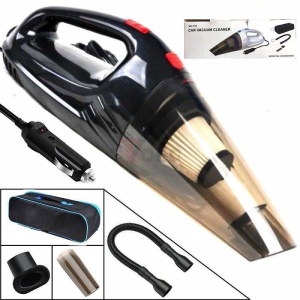 Aspirator auto compact FOXMAG24®, filtru, alb/negru, 20W - Img 2