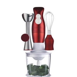 Blender de mana Profesional 4 in1, inclus Pahar, Tel, Tocator, FOXMAG24®, 200 w - Img 2