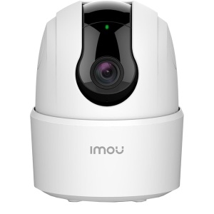 Camera de supraveghere Wi-Fi, cu microfon, comunicare bidirectionala, detectie umana, stocare microSD, aplicatie pentru mobil, alb - Img 1