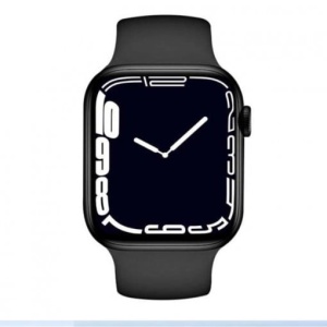Ceas smartwatch, support apel bluetooth, notificare sincrona a mesajelor, detectie ritm cardiac, monitorizarea somnului, find telefon, alarma, stop, voce inteligenta, carte de telefon, vreme, negru - Img 1