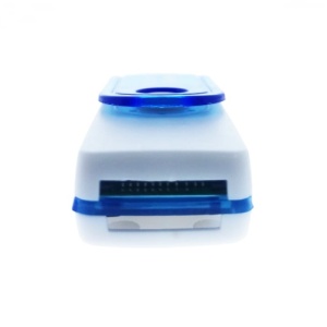 Cititor USB 2.0 pentru carduri de memorie MicroSD, SDHC, M2, MMC, cu capac rotativ, albastru - Img 4