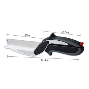 Cutit tip foarfeca pentru bucatarie FOXMAG24®, Clever Cutter, Inox - Img 4