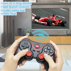 Gamepad Bluetooth Pentru Telefon, Tableta, PC, Smart TV, Smart Box Cu Acumulator - Img 3